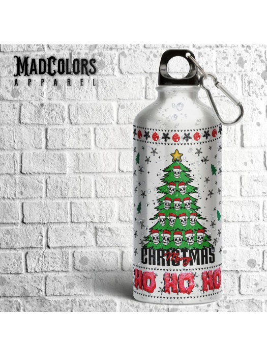 Метална бутилка за вода Madcolors - Merry Christmas XO XO XO